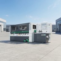 Dégauchisseuse à bois à quatre faces haute efficacité avec tête de coupe hélicoïdale pour ligne de production d'usine de bois