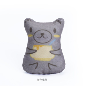 Giocattoli ecologici da masticare per gatti stampati a colori in stile cartone animato figure di peluche Catnip uso quotidiano resistente ai graffi prodotti per animali domestici accessori - Product Image 6