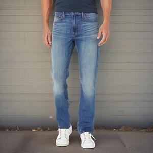 Jeans droit bleu clair pour hommes Prix de gros Jeans confortables en denim pour hommes Service OEM - Product Image 1