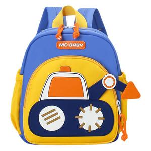 <b>Mini</b> Excavator Pattern Children Backpack Wholesale Custom Leisure Backpack For 3-5Y Boys Kindergarten - Product Image 3