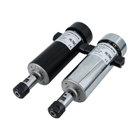 Nouveauté 200W 300W 400W 500W 800W 48V 110V DC moteur de broche de refroidissement par Air avec ER11 ou ER16 recueillir pour Machine de gravure CNC