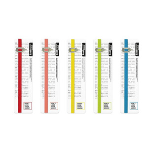 Marcadores de páginas con banda elástica de colores, separadores de lectura, punteros metálicos para tomar notas, marcadores de páginas con banda elástica como regalos - Product Image 3