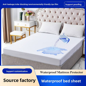 Draps <span class=keywords><strong>de</strong></span> lit tricotés imperméables pour la maison et l'hôtel, protège-<span class=keywords><strong>matelas</strong></span> antidérapant, housse <span class=keywords><strong>de</strong></span> <span class=keywords><strong>matelas</strong></span> anti-urine - Product Image 2