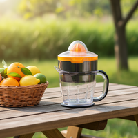 Huishoudelijke slowjuicer met plastic behuizing, 700ml capaciteit, AC-motor, Engels/Spaans ondersteuning, elektrisch keukenapparaat voor citrusvruchten