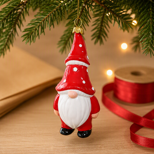 Decorazioni Natalizie di Alta Qualità: Ornamenti da Appendere all'Albero di Natale con Babbo Natale, Pupazzo di Neve e <span class=keywords><strong>Schiaccianoci</strong></span> per Decorazioni Festive - Product Image 1
