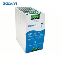 Alimentation industrielle NDR-240-36 36V 240W 6.6A AC/DC à sortie unique SMPS pour contrôle d'automatisation CE