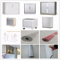 Meubles de caravane en plastique, 5 pièces, en pvc abs volet roulant, slat de cuisine, douche, tambour porte, accessoires de caravane