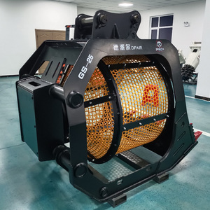 Rotary Screening <strong>Bucket</strong> for Scrap Metal Removal Debris Excavation and <strong>Fill</strong> Hydraulic Screening <strong>Bucket</strong> Screens Out Soil Debris - Product Image 4