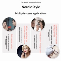 Miroir de Maquillage Rond Portable Professionnel en Plastique avec Poignée pour Salon, Idéal pour Petites Salles de Bain et Usage Domestique