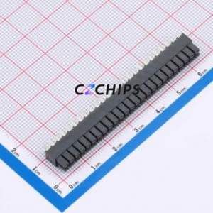 IPS1-125-01-L-D Pin Socket Through hole Component (THT),P=2.54mm Connector 2.54mm 2.54mm Through Hole Double Row - Product Image 1