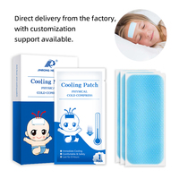 Patch de refroidissement corporel en gel, personnalisé avec logo OEM, certifié ISO, pour le soulagement des maux de tête et la protection contre la chaleur estivale – Vente en gros