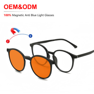 Occhiali Anti <span class=keywords><strong>Luce</strong></span> <span class=keywords><strong>Blu</strong></span> con Clip Magnetica Sunray Fashion, <span class=keywords><strong>Lenti</strong></span> Protettive per Lettura, Occhiali Blocca <span class=keywords><strong>Luce</strong></span> <span class=keywords><strong>Blu</strong></span> per Uomini e Donne - Product Image 1