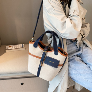 Borsa a tracolla Kalanta 2025 Sac Fashion, nuova borsa a secchiello in tela da donna, modello cestino per verdure - Product Image 1