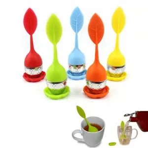 Extra Fine Mesh Tea Cup Filter Silicone Handle Stainless Steel Tea Strainer Loose Tea Steeper