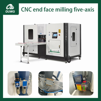 Machine de fraisage à cinq axes OUWO CNC pour profilés en aluminium, machines pour fenêtres et portes