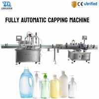 Machine de capsulage automatique personnalisée avec tri des bouchons pour ligne de production de remplissage de liquides en bouteilles (boissons, cosmétiques, produits chimiques quotidiens)