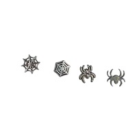 Piercing de titanio 16G con rosca externa para nariz, labret, con circonita talla Asscher y talla estrella, engaste de garra, moderno, para boda, regalo infantil