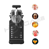 Machine à slush portable à faible bruit, 200W, entièrement automatique, 5 réglages prédéfinis, capacité de 2L, pour usage domestique, en plastique, pour smoothies au lait