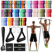 Bandas de Resistencia de Látex Personalizables en Múltiples Estilos para Entrenamiento de Fuerza, Dominadas, Carreras de Velocidad y Asistencia en Flexiones
