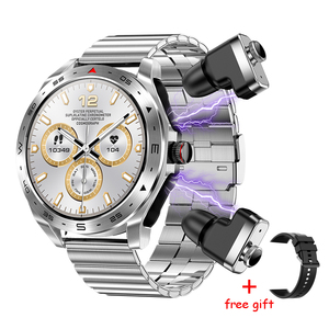 2024 T95 Reloj inteligente para exteriores de 1,52 pulgadas con auriculares TWS 2 en 1 Auriculares Música local Deportes Smartwatch Auriculares inalámbricos para hombres - Product Image 3
