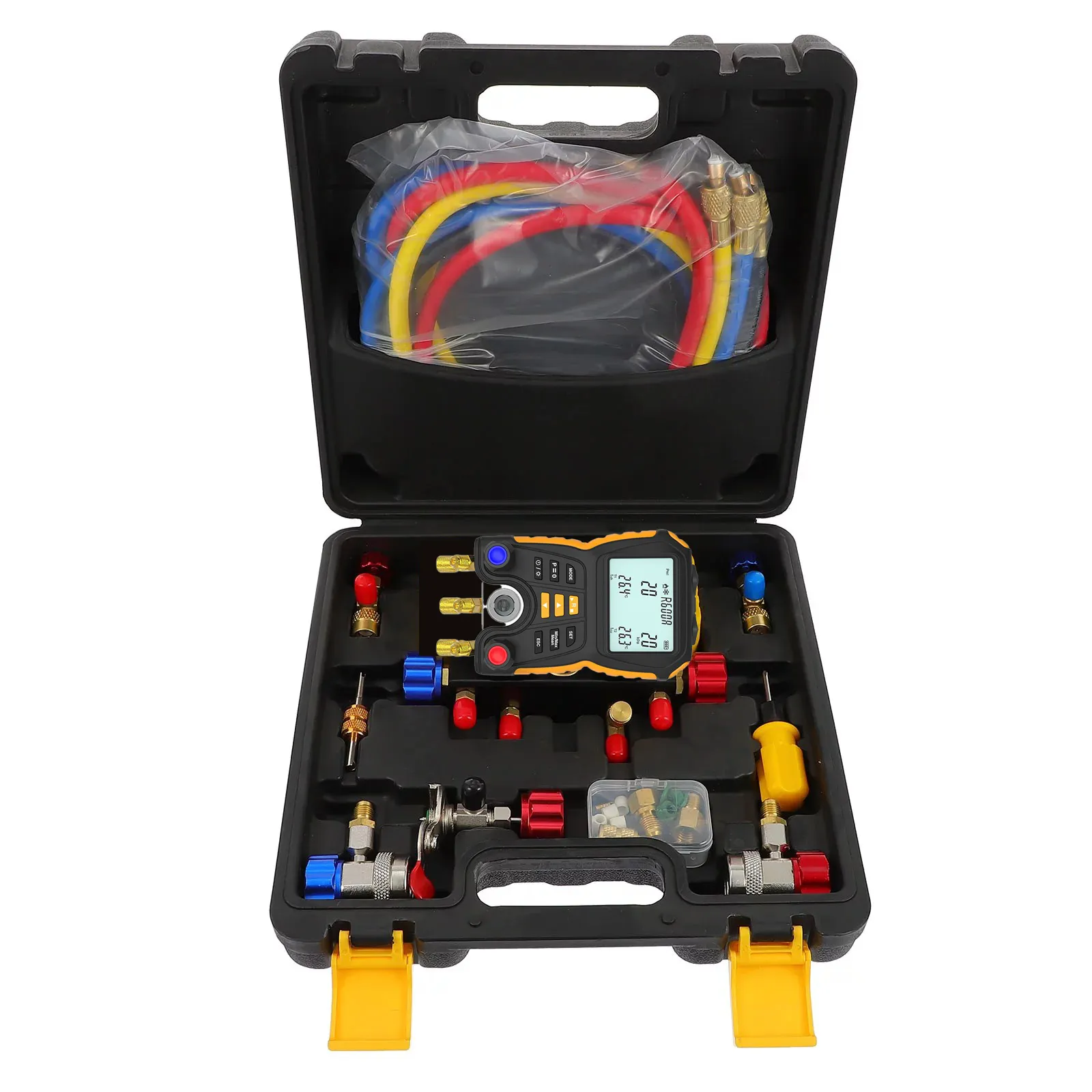 Công cụ Chẩn đoán chân không lạnh Meter Tester HVAC áp lực kỹ thuật số đa dạng đồng hồ đo cho HVAC