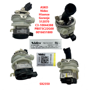 อะไหล่เครื่องล้างจาน ASKO Nidec Hisense <span class=keywords><strong>Gorenje</strong></span> 512069 512070 C3-10044388 PB073C22G00 0016651800 มอเตอร์ปั๊มหมุนเวียน - Product Image 6