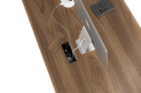 Bureau Minimaliste à Hauteur Réglable avec Plateau pour Chambre à Coucher et Usage Domestique