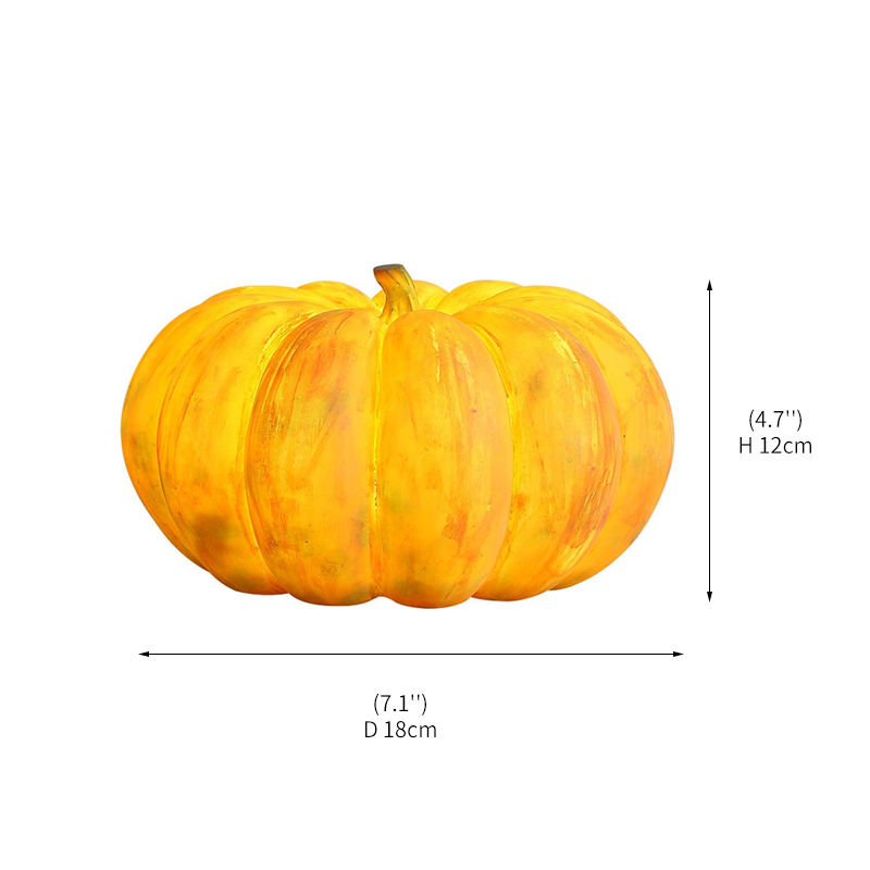 Jaune Dia 18 cm x H 12 cm