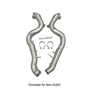Tuyaux d'échappement en acier inoxydable 304 pour Mercedes Benz GLE63 W167 AMG 4.0T 2020+  Tuyau d'échappement droit - Product Image 2