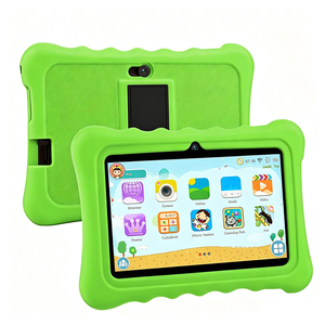 Kids Tablet <b>PC</b> 7 Inch Android 15 Wi-Fi Capacitive Screen Educational For Children Drop Resistance Red Case - Product Image 4