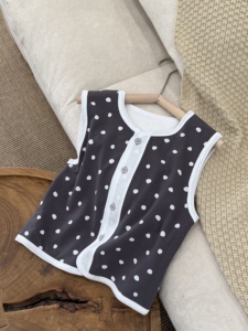 <span class=keywords><strong>Gilet</strong></span> imprimé mignon pour enfants, double couche en coton avec doublure en soie, motif éléphant, carreaux et fleurs, veste sans manches pour garçons et filles - Product Image 6