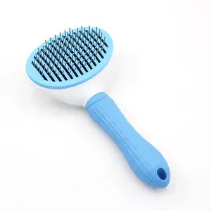 New Design Easy Using Dog Brush dog hair remover For Shedding Dog Hair Brush Pet Grooming Comb With Self Cleaning Botton