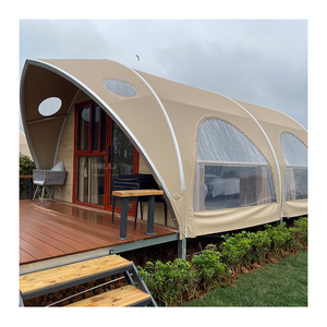 Tenda <span class=keywords><strong>Glamping</strong></span> di Lusso a Forma di Conchiglia con Struttura Stabile in PVC/Tela per Quattro Stagioni, Eventi all'Aperto e Avventure di Viaggio - Prezzo di Fabbrica - Product Image 2
