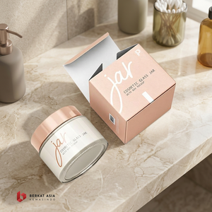 Recycled Materials Cosmetic Ivory Paper Custom Shape <b>Box</b> with Cold Stamping & Embossing for Shipping Packaging - Product Image 2