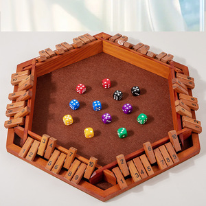 Jeu <span class=keywords><strong>de</strong></span> dés Qiaike Shut the Box, 2 à 6 joueurs, jeu <span class=keywords><strong>de</strong></span> <span class=keywords><strong>société</strong></span> en bois pour la famille, <span class=keywords><strong>jeux</strong></span> mathématiques pour adultes et enfants, jeu <span class=keywords><strong>de</strong></span> fête, jeu <span class=keywords><strong>de</strong></span> <span class=keywords><strong>club</strong></span> - Product Image 4