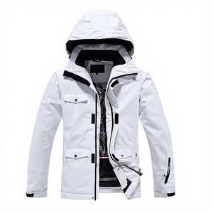 Women's Men's American Style Printed Snowboarding Jacket <b>Pant</b> Set Zipper Loose Fit Waterproof Breathable <b>Down</b>-Filled for Winter - Product Image 3