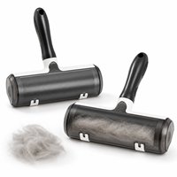 Rouleau grattoir en T pour enlever les poils d'animaux avec adsorption pour le nettoyage des poils de chat et de chien