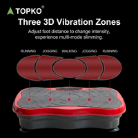 Plateforme vibrante d'entraînement intérieur unisexe TOPKO US Warehouse, plateforme vibrante pour brûler les graisses