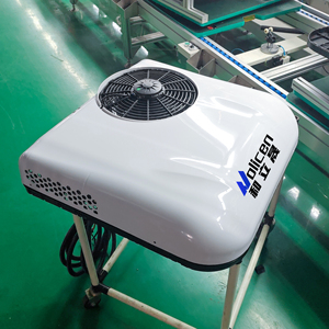 Aire acondicionado eléctrico montado en la azotea <span class=keywords><strong>Mitsubishi</strong></span> Rosa para camiones, autobuses, nueva condición de estacionamiento DC 12V/24V/48V para caravanas, vehículos recreativos - Product Image 1