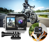 Caméra de sport extérieure populaire transfrontalière 5K HD WiFi à écran tactile, anti-tremblement, étanche 30m, avec MicroSD