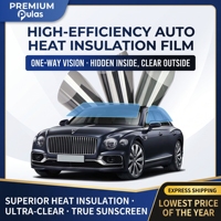 Película Polarizada para Ventanas de Automóviles con Protección UV, 99% Anti-UV, Alto Rechazo de Calor, Color Marrón Oscuro, Nano PET de 2 Mil