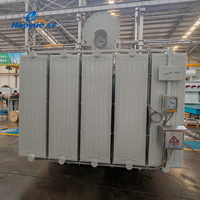 Transformador trifásico de media y alta tensión Haoyue, inmerso en aceite, 30KVA-2500KVA, ROHS, totalmente sellado para edificios