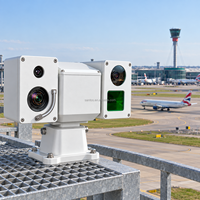 Caméra thermique PTZ de surveillance vidéo longue portée pour détection thermique sur piste aéroportuaire