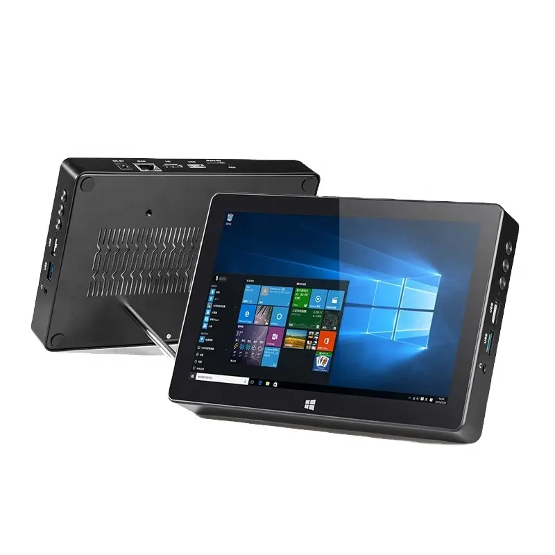 RJ45 100/1000Mbps Gigabit Lan 8 inç tablet pc endüstriyel tablet masaüstü Windows 10 cep bilgisayar Mini PC