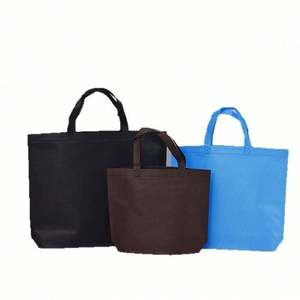 Custom Reusable Eco-Friendly PP Beauty Laminated Non-Woven Grocery Shopping Tote Bag Foldable Recyclable Non-Woven Bag - Product Image 4