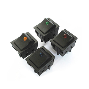 1E4 Kcd4 Interruttore A Bilanciere T85 1e4 di Grandi Dimensioni di Grandi Dimensioni 4 Pins Occhio di Gatto 20A 250VAC Mini Interruttore di Pulsante Rosso verde Giallo Blu Bianco - Product Image 1