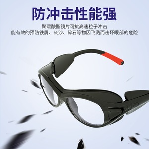 Gafas de Seguridad Transfronterizas Resistentes a Impactos, Antivaho, Protección UV400, Antiviento, Antipolvo, Marco Transparente TC YJ 039 - Product Image 2