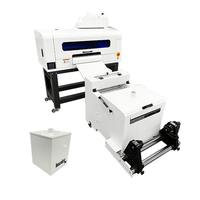 Imprimante DTF Lancelot à double tête A3 30 cm avec têtes d'impression XP600 I1600 pour impression de t-shirts à grande vitesse, secoueur de poudre et four de séchage