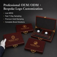 Putter de golf en alliage de titane Redwood de qualité supérieure, coffret cadeau, cadeau d'affaires exécutif, dispositif d'entraînement de golf portable, logo personnalisé