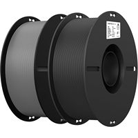 Filament d'impression 3D PLA noir de haute qualité Enovatrix EVTS-PLA-1, 1,75 mm, 1 kg, faible MOQ, pour imprimante FDM, certifié CE ROHS